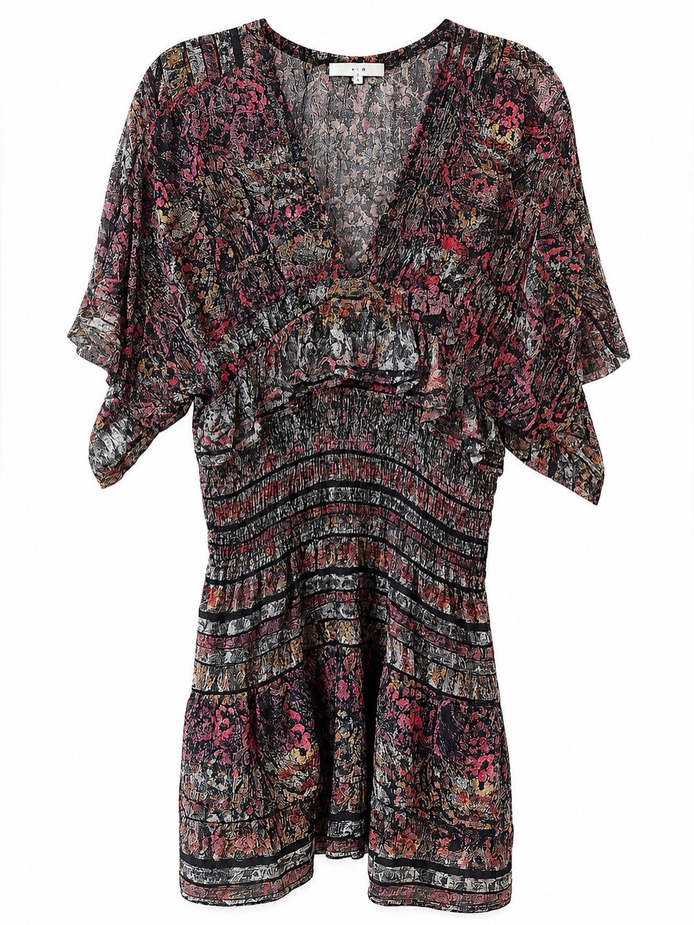 IRO Tulsa Dress Size 40, Pink Snake Prink